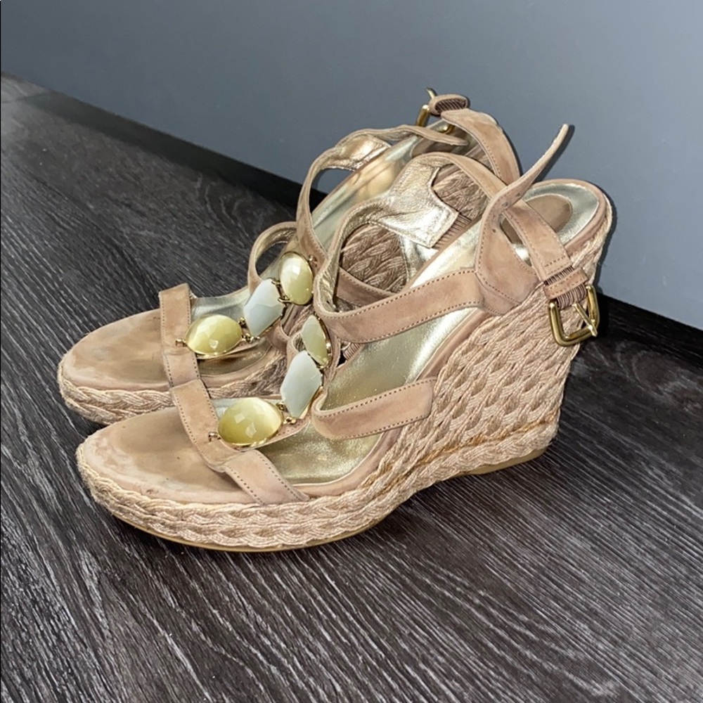 Stuart Weitzman strappy wedges